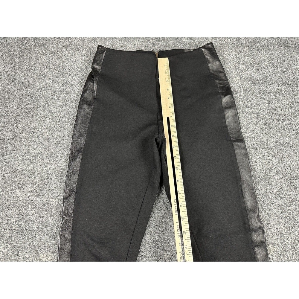 J. Crew Pixie Pants Womens Size 0S Stretch Black Back Zip Skinny Taper Leg 25X26 - Picture 4 of 12